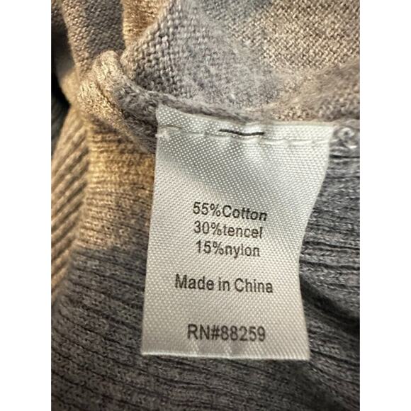 Subtle Luxury Believe XS/S Tencel Longsleeve Ribbed Side Slit Comfortable Crew - Picture 10 of 12